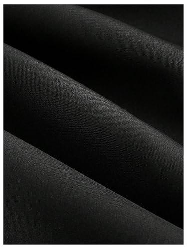 Milumia Women's Asymmetrical Ruffle Hem Skirt Elastic High Waisted High Low Long Skirts4