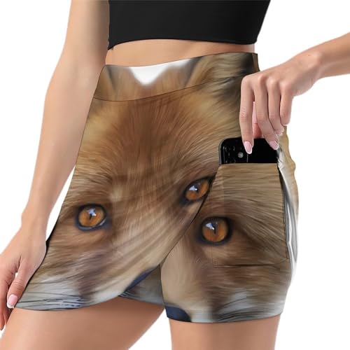 Jupe de tennis avec poche pour femme - Skort de sport athlétique léger et mini jupe de course