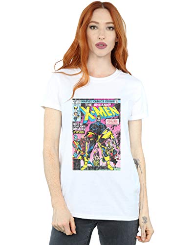 Marvel Women's X-Men Final Phase of Phoenix Boyfriend Fit T-Shirt White Large