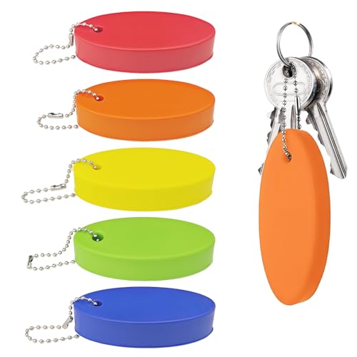YFANITI 5 Pcs Floating Keychain for Boat Keys,Float Boating Key