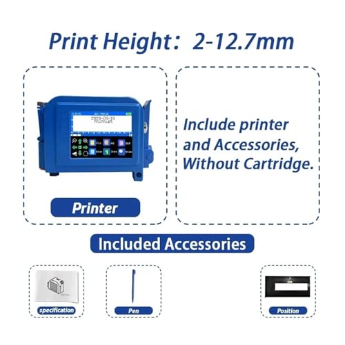 Mini-imprimante portable jet d'encre pour stopper les erreurs de codage de date