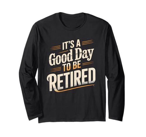 Funny Retirement Party Retired Humor Typography Design Manga Larga