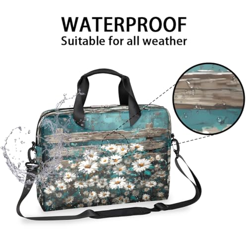 Bolso Vintage Daisy de Madera para Laptop 16 Pulgadas miniatura 3