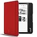 Produktbild FC Hülle für Tolino Epos 2  Leichte Tolino Epos 2 Hülle  Dünne Schutzhülle für den Tolino Epos 2 E-Book Reader mit Auto Sleep Wake-Funktion, Tasche im Muschel-Design - Rot - Stift