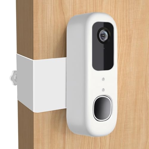 Anti-Theft Doorbell Mount Compatible with Arlo Video Doorbell 2K/HD (2nd Gen), Secure No-Drill Door Mount for Arlo Doorbell, Ideal for Use in Apartments, Rentals, and Homes - image 1