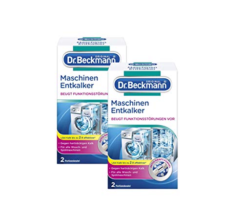 Dr. Beckmann - Dr. Beckmann Maschinen Entkalker 2 x 50g - Gegen hartnäckigen Kalk (2er Pack) - -4%