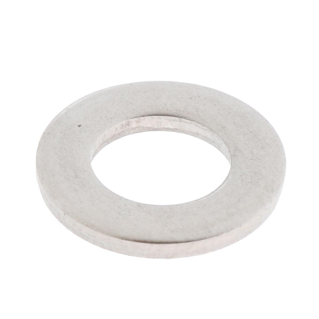 MYADDICTION M6 Stainless Steel Flat Washers Insulation Gaskets Metal Pads Set of 50 Pieces-picture-28