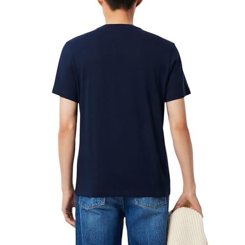 Lacoste Men's Crew Neck Short Sleeve Regular Fit Stiped T-Shirt3