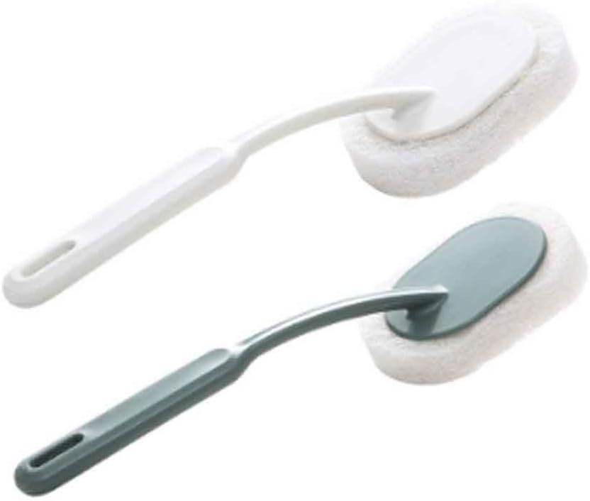 Powerful Decontamination Bathtub Brush Long Handle Sponge Tile Household Cleaning Tool