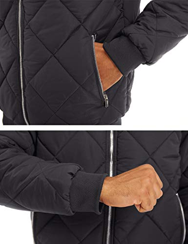 Cotrasen Men's Varsity Jacket Thicken Military Ski Jacket With Zipper Pockets #TOP5