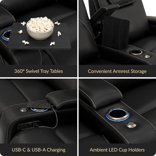 Luxury home cinema recliner seats