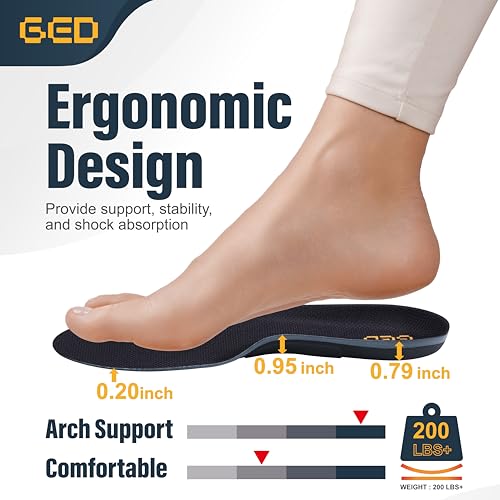 Plantillas ortopédicas para fascitis plantar hombre US 9-13.5 miniatura 6