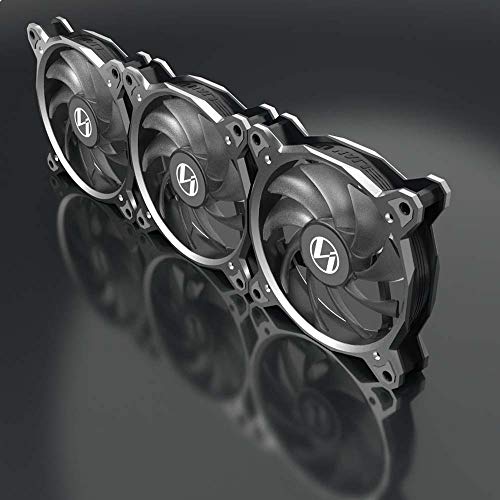 Image of (Refurbished) LIAN LI Bora Lite 120 RGB-3S I 3 x 120mm RGB Case Fans I 3 Fans Pack I BORAL120RGB-3S - Silver