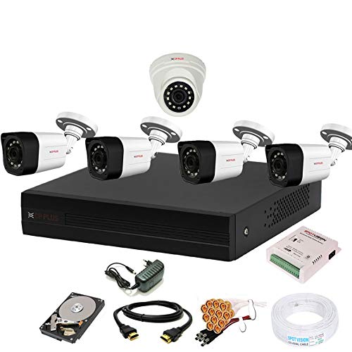 Cp Plus 8 Channal HD DVR 1080p 1Pcs,Outdoor Camera 2.4 MP 4Pcs,Indoor Camera 2.4 MP 1Pcs,Hard Disk,Full combo set-image-32