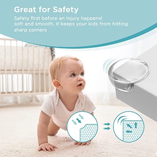 Corner Protector For Baby, 12 Pack Protectors Guards - Furniture Corner Guard & Edge Safety Bumpers - Baby Proof Bumper & Cushion To Cover Sharp Furniture & Table Edges - Clear And Transparent #TOP4