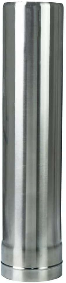 Winnerwell Chimney Pipe for External Air M-Sized Stove, 13.4in Stainless Steel Stove Pipe, Compatible with Woodlander & Nomad PLUS M Series