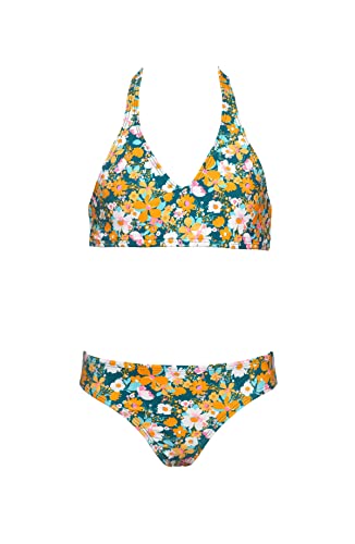 Hobie Girls' Halter Bikini Top and Hipster Bottom Swimsuit Set