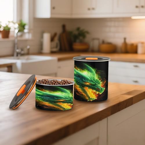 ATTX envase de acero para café 900 ml con tapa hermética miniatura 6