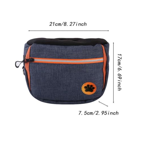 Bolsa de entrenamiento para perros con cinturón ajustable para paseos cómodos 4