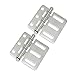 VOGOYO Door Hinges 2pcs of One Bag Stainless Steel Hinge Electric Cabinet Door Industrial Switchgear Durable Cabinet Hinge (Size : Size 1s)