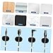SHOWERORO 8Pcs Cable Management Tool Self Adhesive Cable Holder Clips for Desktop Organization Durable Wire Organizer for Office Home and Study Room