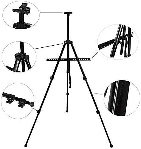 Chevalet d'art robuste XMING finition soignée réglable 160cm - 2