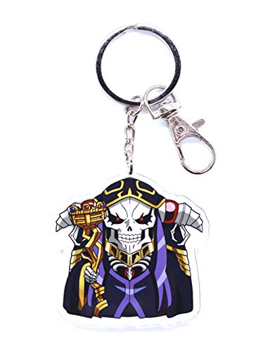 Preisvergleich Produktbild Anime Domain Overlord Schlüsselanhänger mit Chibi Figur (Ainz Ooal Gown)