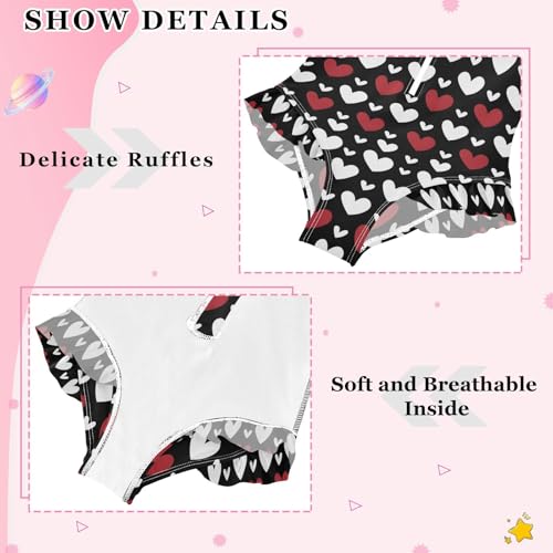 Girls One Piece Swimsuits Long Sleeve Swimsuit Zipper Bathing Suits Love Black Red4