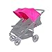 Baby Monsters Set de Capotas para Silla de Paseo Easy Twin - Color Fucsia