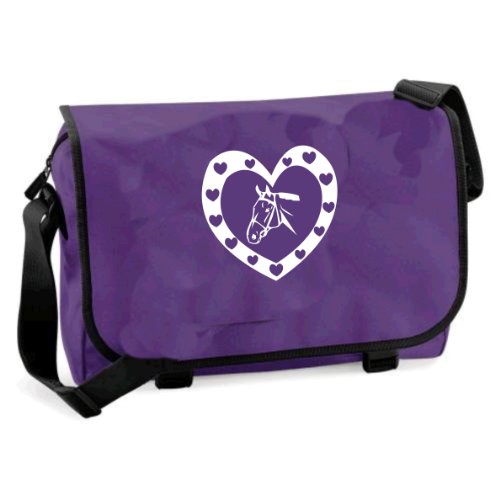 Cartable fille violet Edward Sinclair résistant pour éviter les déchirures
