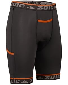 ZOIC Premium Radsport-Kompressionsshorts Herren Schwarz S