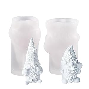 Thestriven 2 Stück 3D Wichtel Silikonform SS603