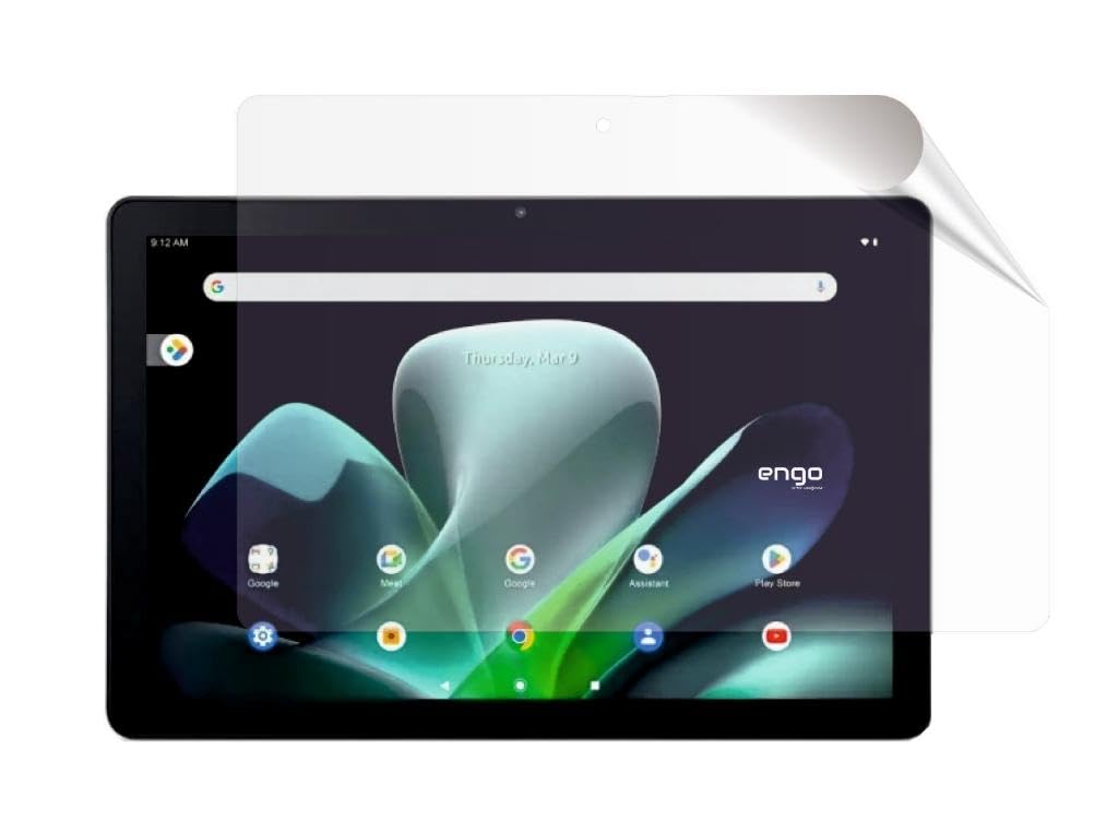 Engo Acer Iconia M10 İle Uyumlu Paperfeel Ekran Koruyucu Kağıt Hissi Veren Dokulu Mat Yüzey, Tablet Kalem Kullanımı, Not Alma Ve Çizim İçin