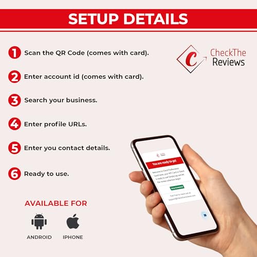 Tarjeta digital NFC compatible con Google y TripAdvisor para reseñas 4