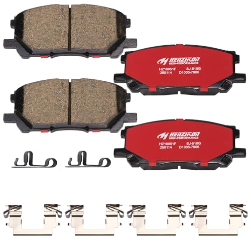 Image of D1005 Front Ceramic Brake Pads Kit Fit For Lexus RX330 2004-2006, For RX400h 2006-2008, For RX350 2007-2009, For Highlander 2006-2007