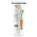 40 Carrots Carrot Aloe Facial Cleansing Facial Scrub - Helps Improve Skin Tone & Texture | Get Softer Radiant Looking Skin | Made in USA, Paraben & Cruelty Free (3oz)