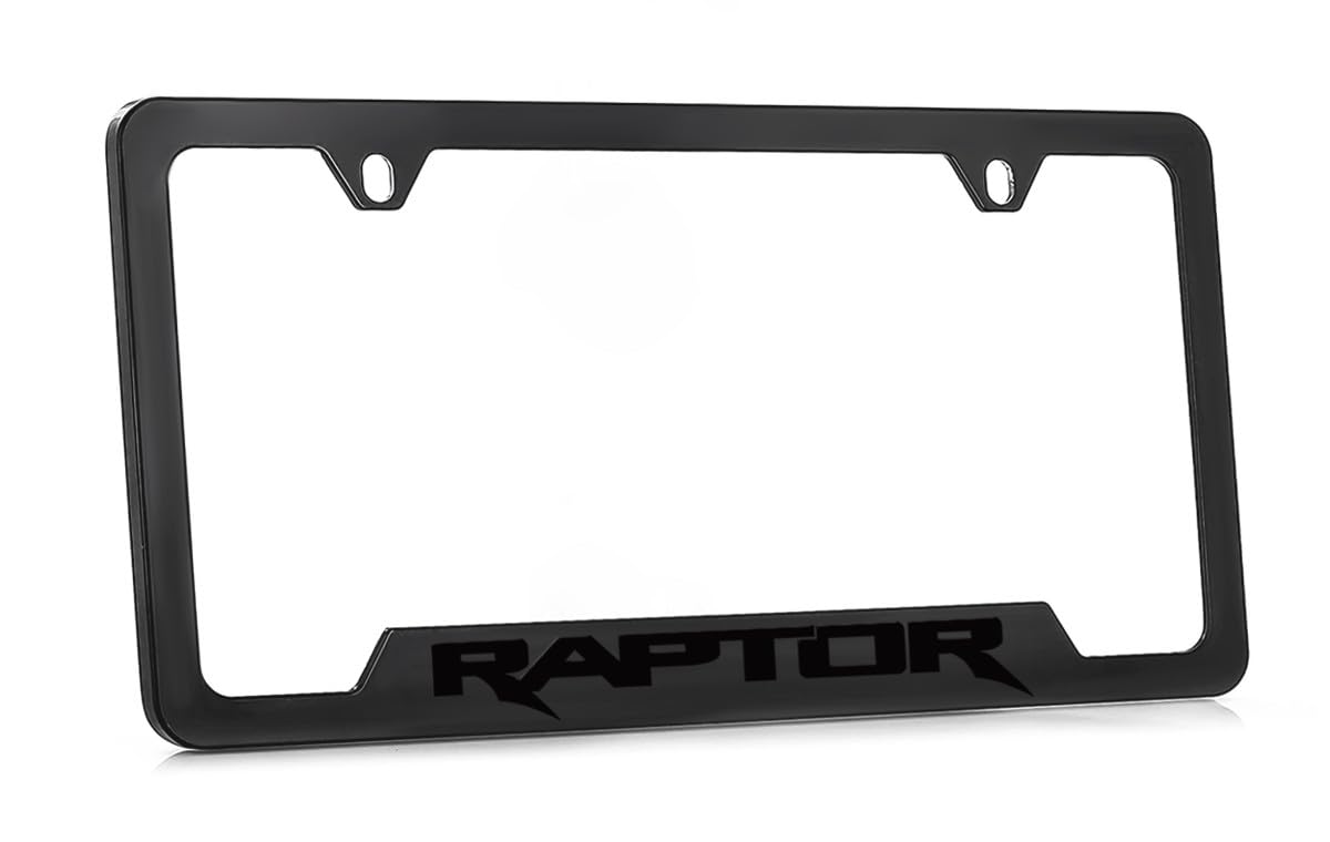 Ford Raptor R Logo Laser Engraving Ford Raptor Laser Etched Logo Stainless Steel License Plate Frame