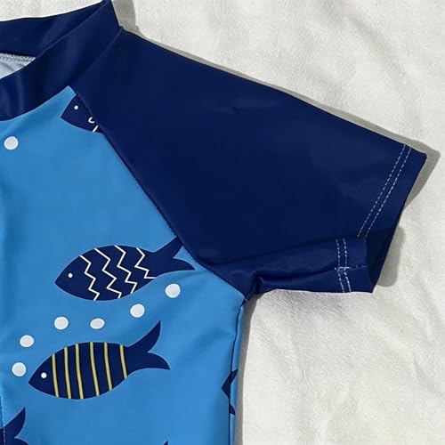 Ensemble dermoprotecteur bébé garçon à manches courtes anti-UV 4 ans - 5