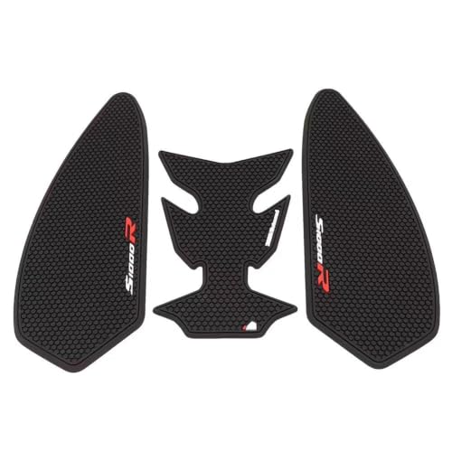 Autocollant protection réservoir moto pour balades et circuits BMW S1000R noir