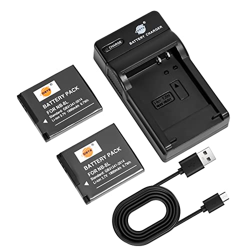 DSTE 2pcs NB-8L Batería y cargador para cámara Canon PowerShot A2...