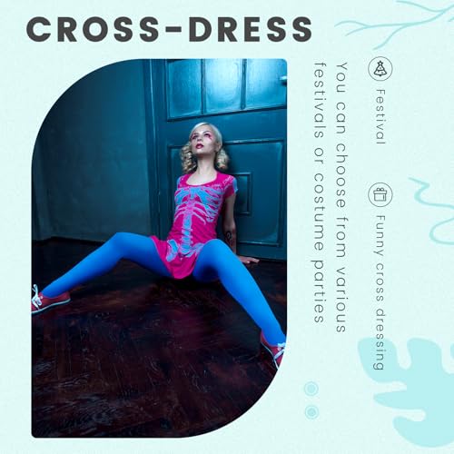Image of 8 Pairs Solid Color Opaque Tights Set 8 Colorful Women's 80 Denier High Waist Footed Colored Pantyhose Legging Stocking