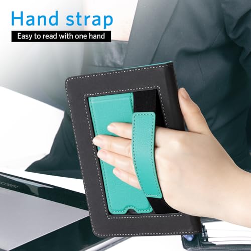 Image of CoBak Case for 6 inch E-Reader Cases (2024 & 2022, 11th Gen) - PU Leather Smart Cover with Auto Sleep /Wake & Hand Strap, Premium Protective Case for E-Reader Case