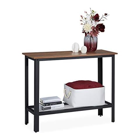 Table Console Relaxdays Design Industriel Cover