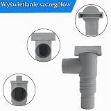 BDHYYM Zestaw 2 zaworów odcinających do basenów z przyłączem węża 32 mm
