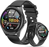 DIVOAZBVO Relojes inteligentes para mujeres y hombres, 1.38 pulgadas HD IPS pantalla táctil reloj inteligente con 120 modos deportivos, monitor de frecuencia cardíaca/sueño, IP67 impermeable, llamada