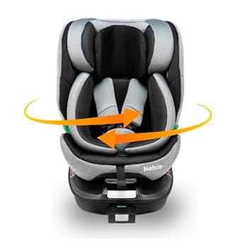 Nebio ネビオ チャイルドシート ISOFIX 360°回転式 新生児キッズ Amazon | Nebio チャイルドシート 新生児 回転式 0歳から12歳頃