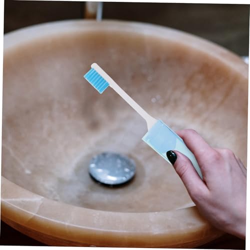 VICASKY 4stücke Faltbare Reisezahnbürsten Aus Pp Und Pbt-material Tragbare Klappzahnbürsten Mit Gründlicher Reinigung Geeignet Für Outdoor Und Camping – Bild 4