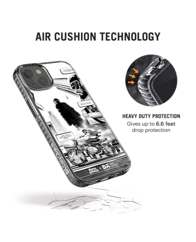Image of DailyObjects Roar of A Legend Stride 2.0 Magnetic Case Cover Compatible with iPhone 15 | Wireless Charging Slim Back Cover | 2 Layer Edge Protection & Shockproof