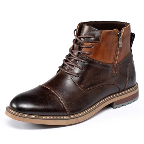 Image of Holy dove Men's Lightweight Dress Boots Zip Ankle Chukka Casual Boot