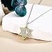 YAFEINI 18K Gold Plated Star Of David Necklace 925 Sterling Silver Simplicity/Cross/Meroah Pendant Jewish Jewelry Star Of David Gifts For Women Men (gold)